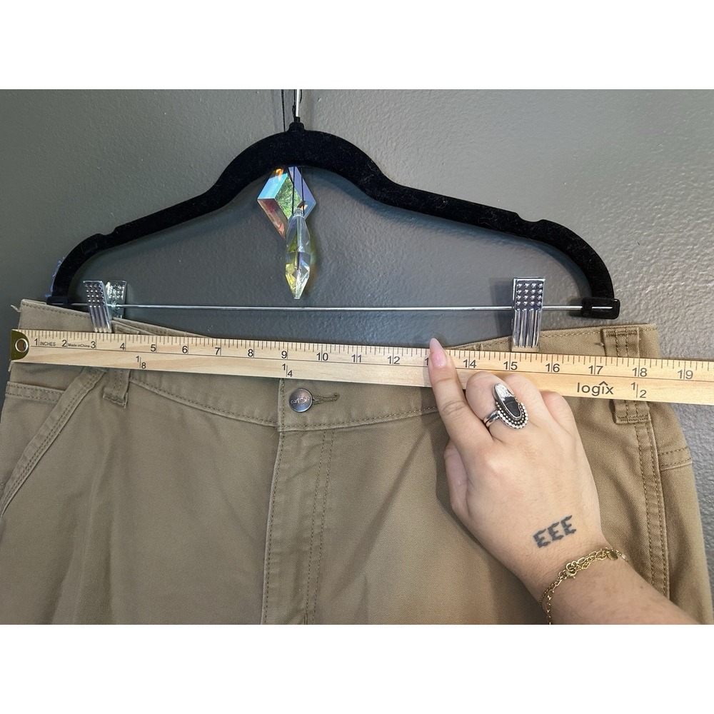 Carhartt Full Swing Relaxed Fit Work Pants Tan 38 X 30 - Picture 4 of 9